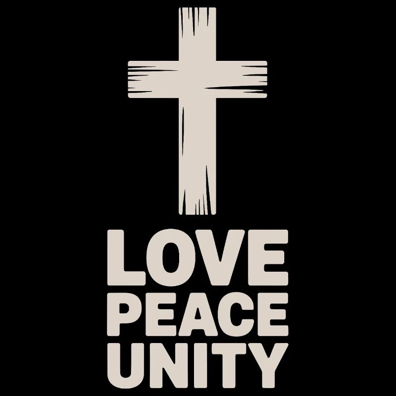Love Peace Unity Christian Cross