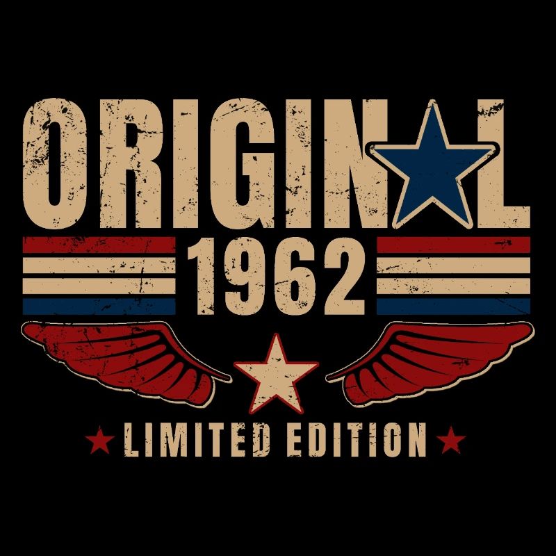 Cadeau de 64e anniversaire Millésime original 1962