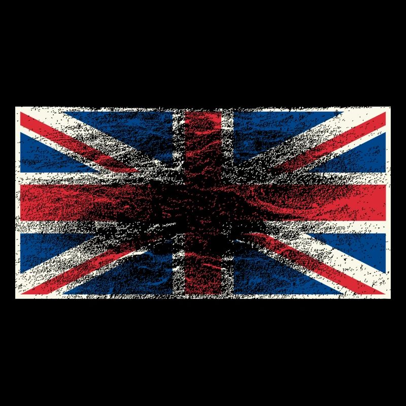 union jack flag, britain, washed i