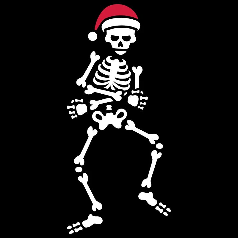 Skibidi challenge meme skeleton Christmas dance