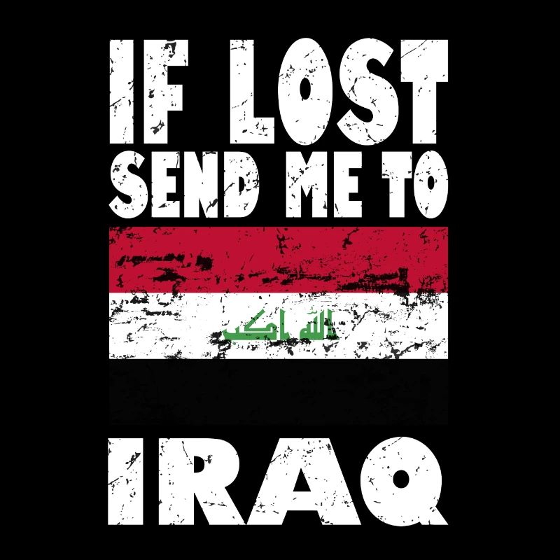 Irak Flagge Spruch
