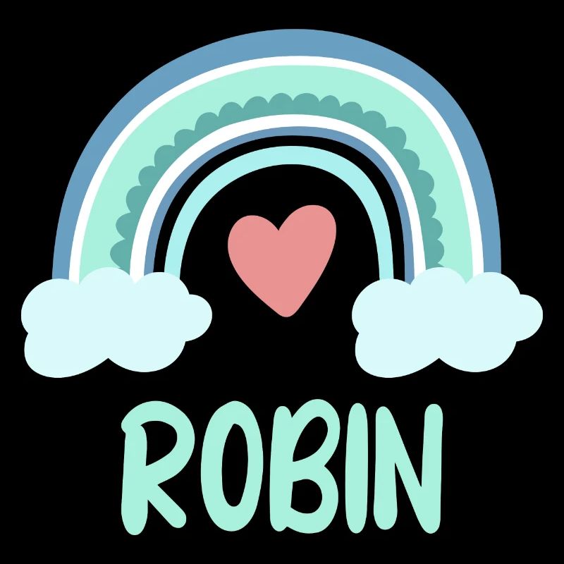 Robin Name Rainbow Baby