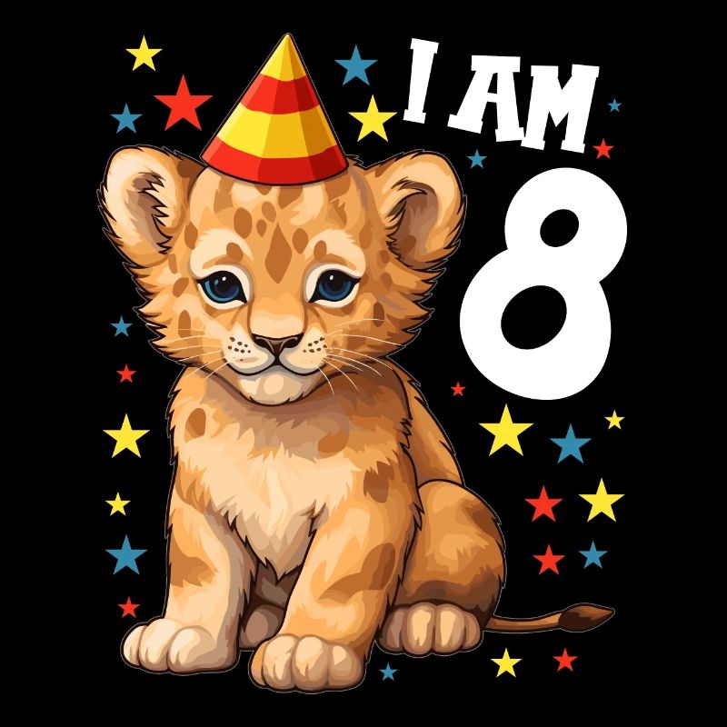 J’ai 8 ans Lion Leo 8e anniversaire