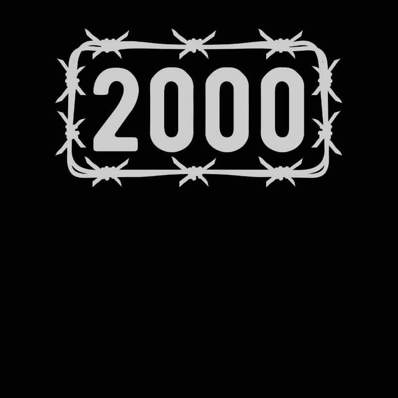 Birthday Vintage 2000 Barbed Wire