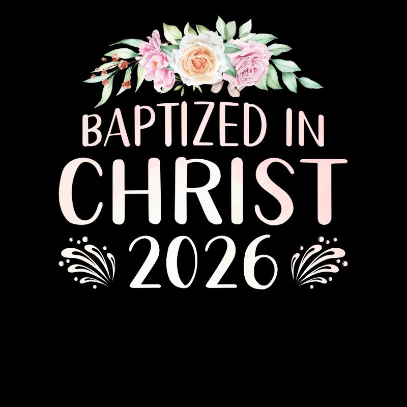 Baptized In Christ 2026 With Flowers