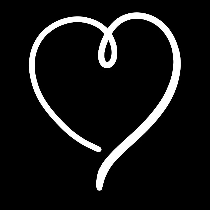 Heart white