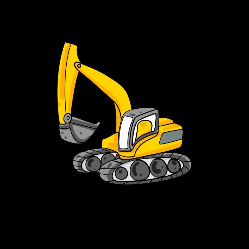 Baggerfahrer Bagger Baustelle Spruch