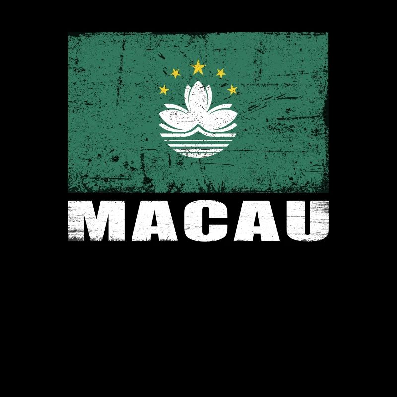 Drapeau de Macao Grunge Drapeau de Macao