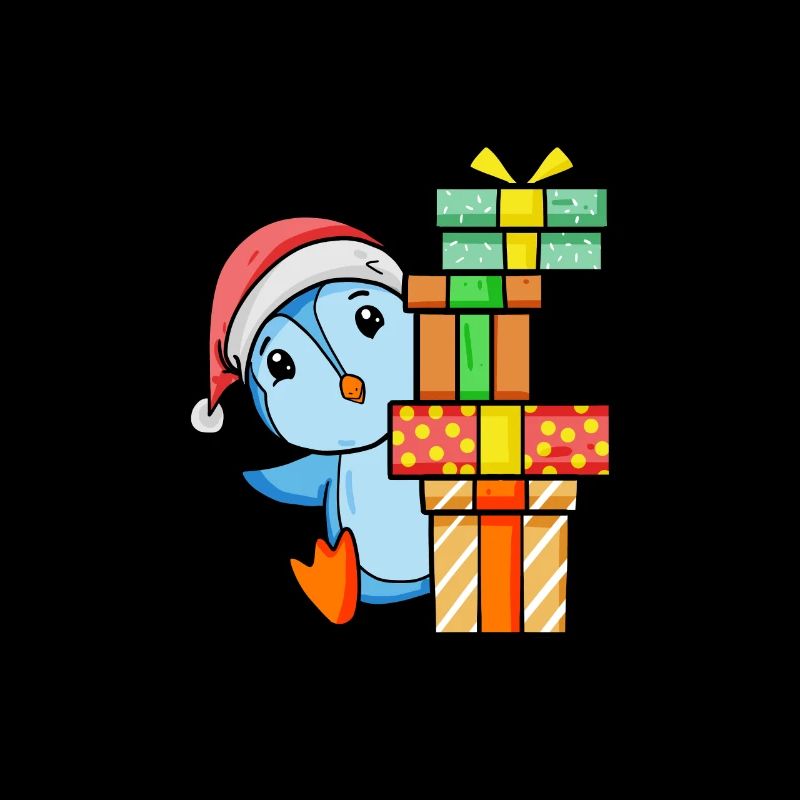 Joyeux motif de pingouin de Noël