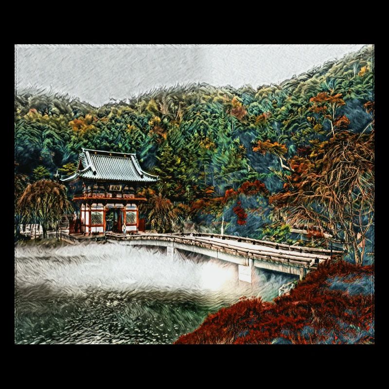 Temple dans la forêt