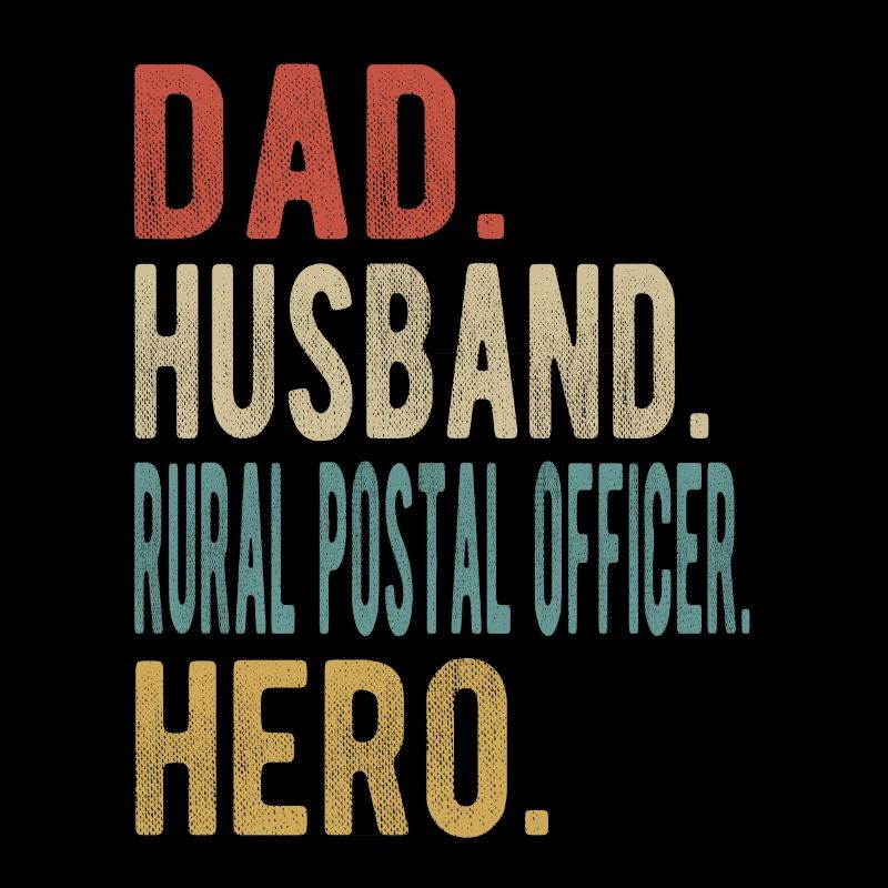 Ländlicher Briefzusteller Papa Ehemann Held