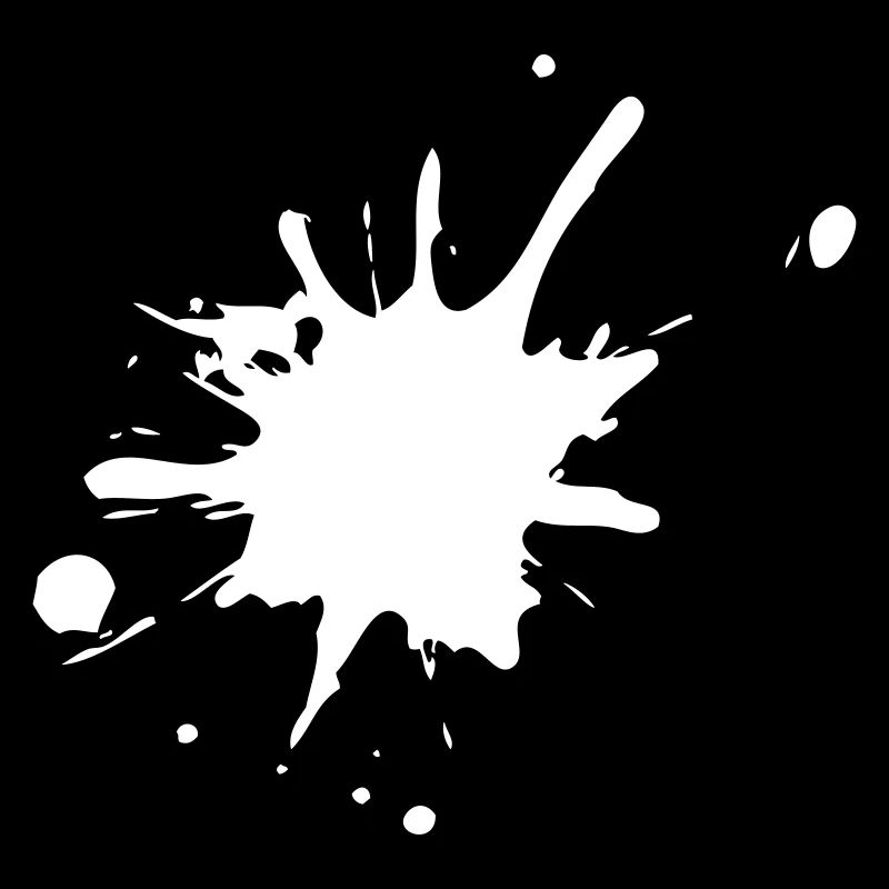 splash klecks weiss (Vectorgraphic)