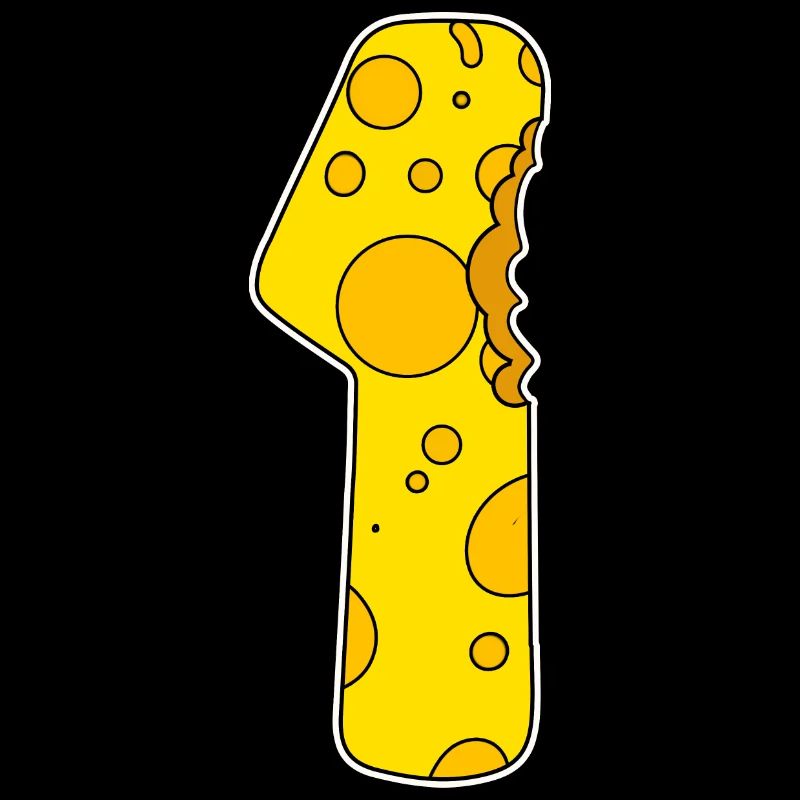 Zahl 1 - Eins - Gewinner - Erster -Sieger