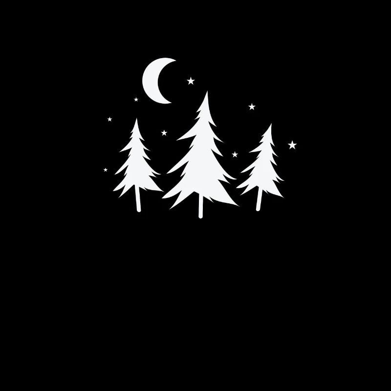Forest at night Nature Forest Environment
