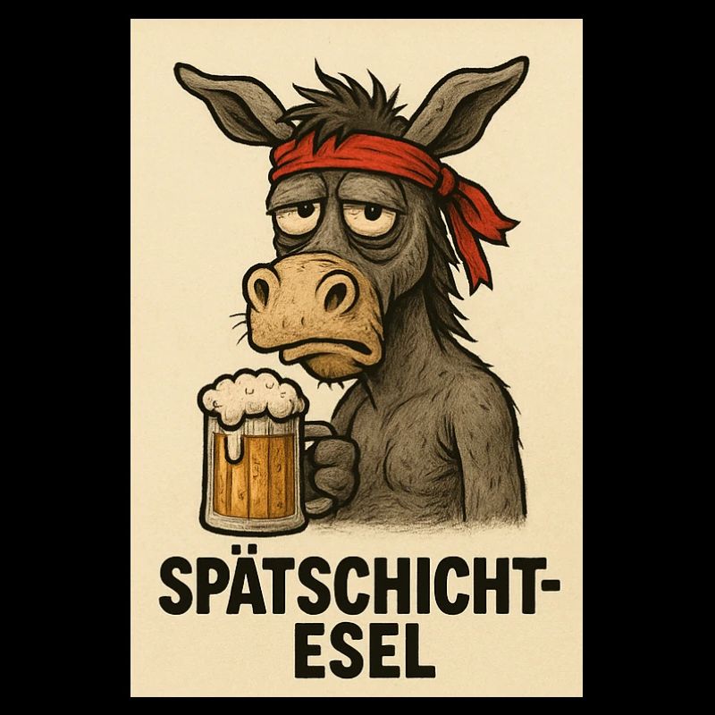 Spätschicht Esel