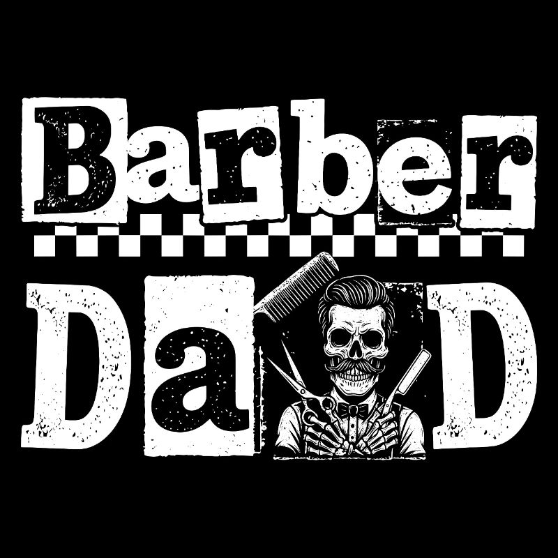 Vintage Barber Papa Barbier Coiffeur