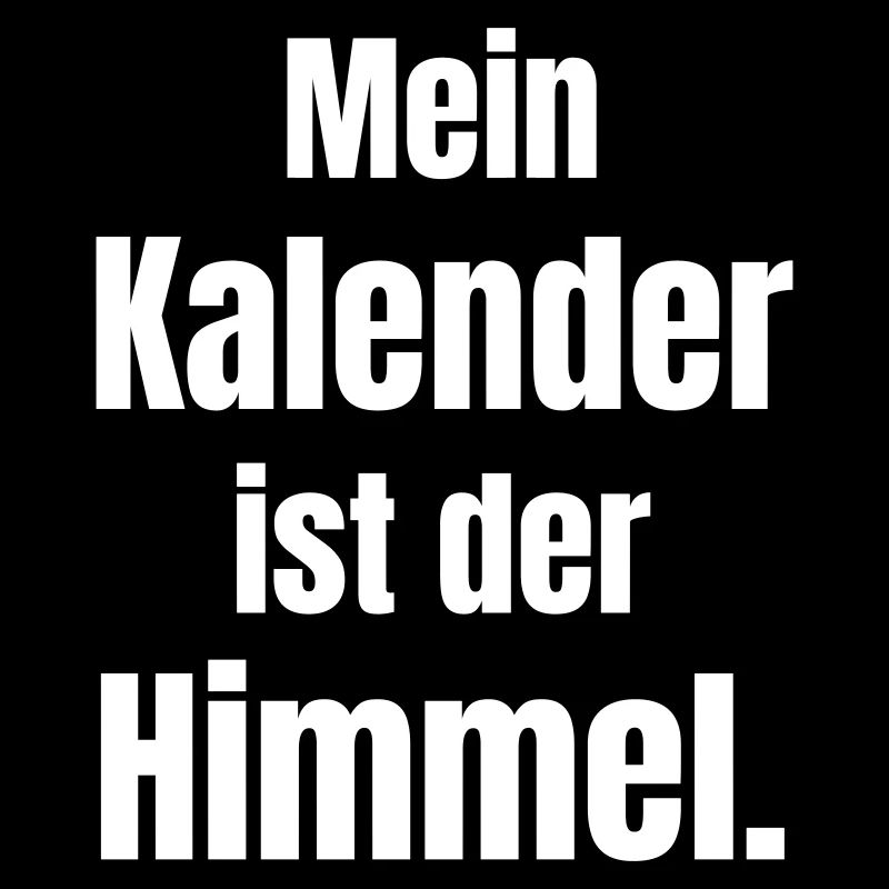 Mon calendrier est le paradis.