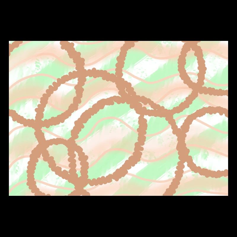 Brown Circles Background