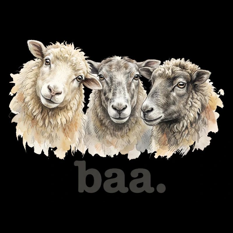Sheep Baa Funny Sheep Lover Funny Baa