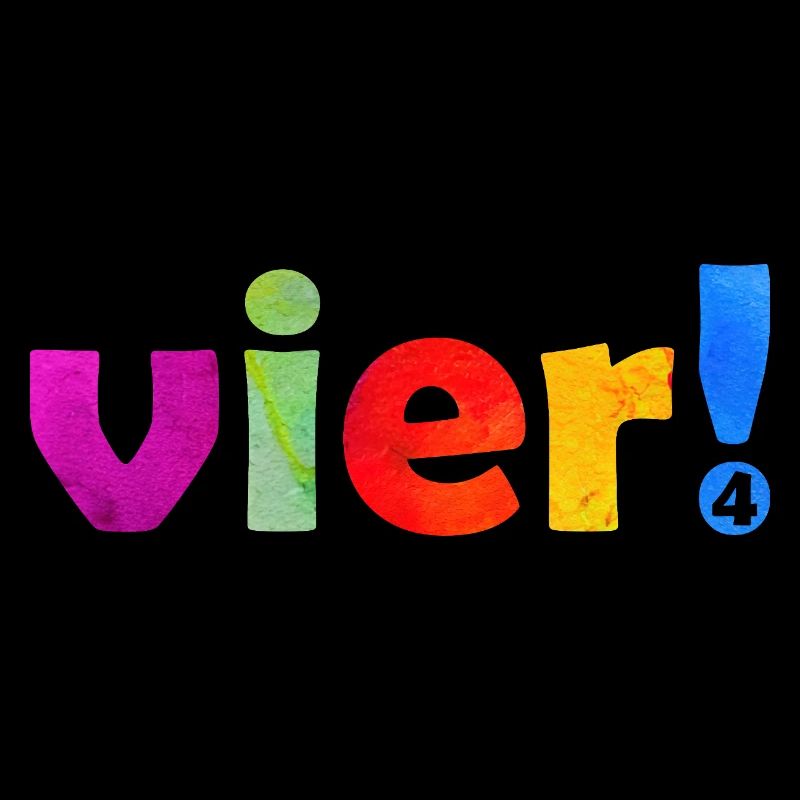 VIER 4 JAHRE JUNGE 4. GEBURTSTAG