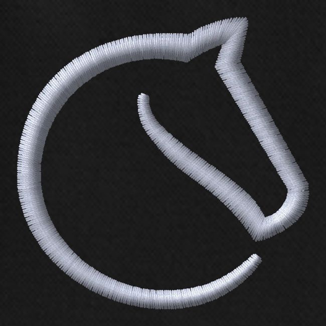 embroidered lichess logo