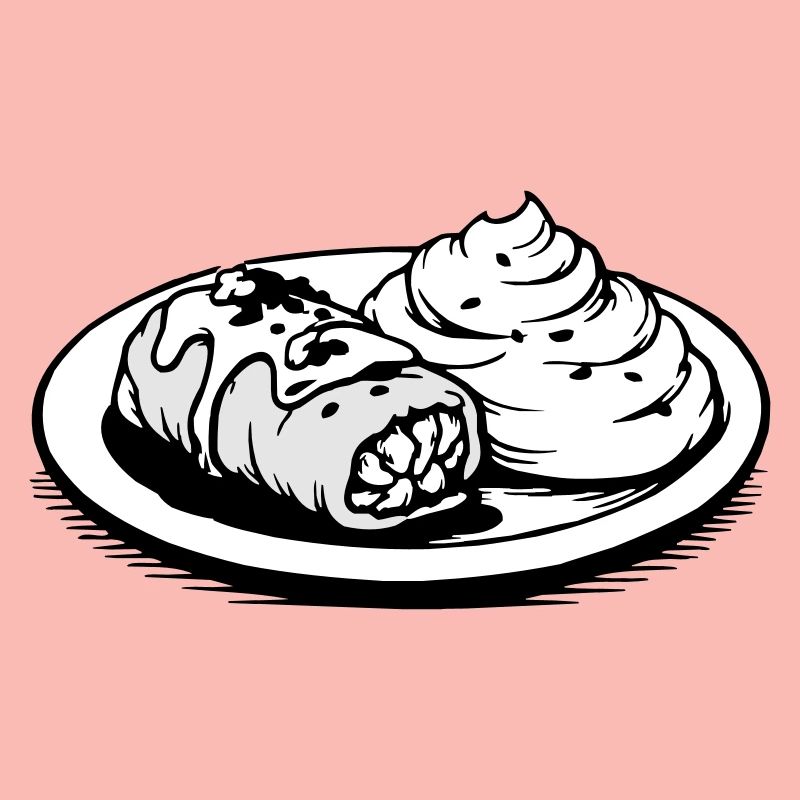 Golubzi cabbage wrap with mashed potatoes