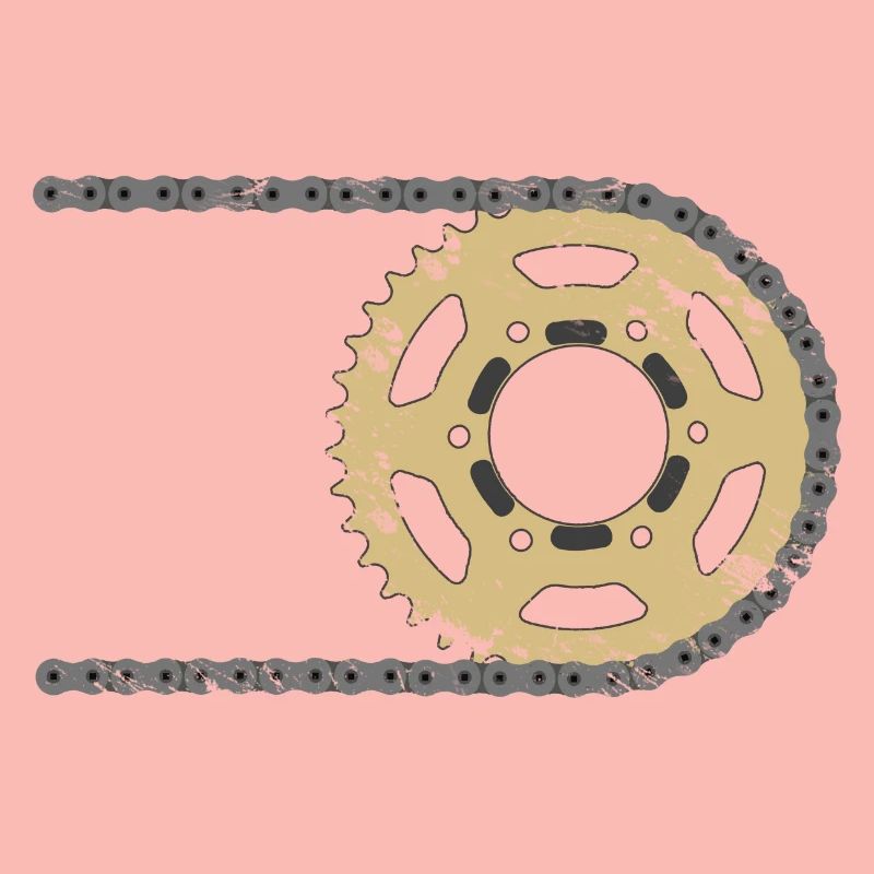 Sprocket chain composite cracks