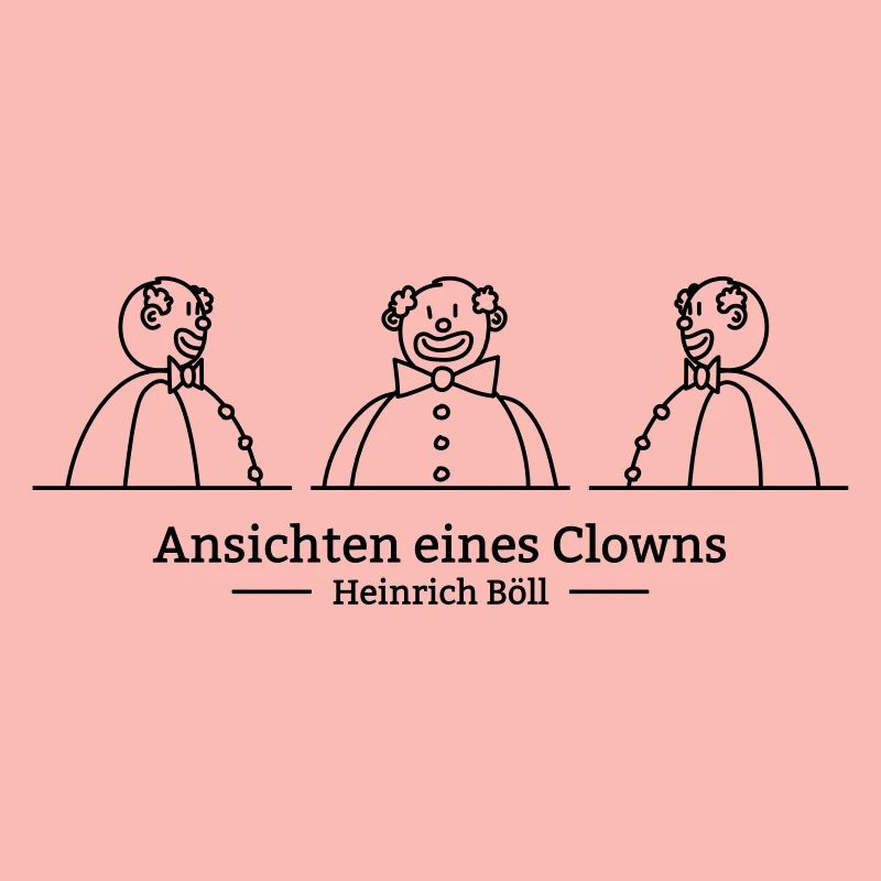 Ansichten eines Clowns (einfarbig)