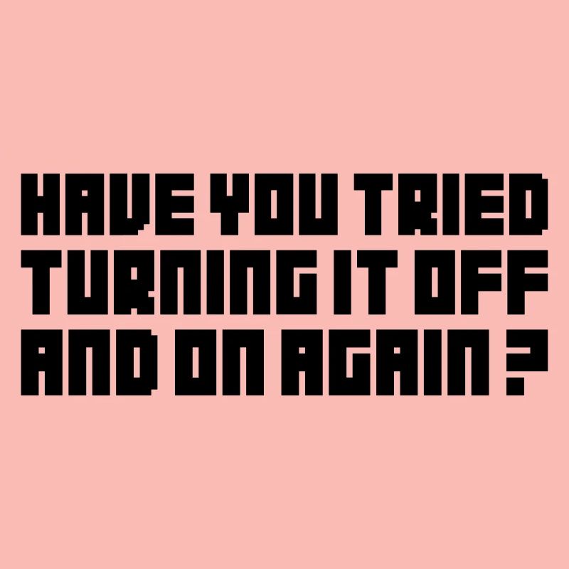 Turning It Off – Nerdiges Computer Statemen