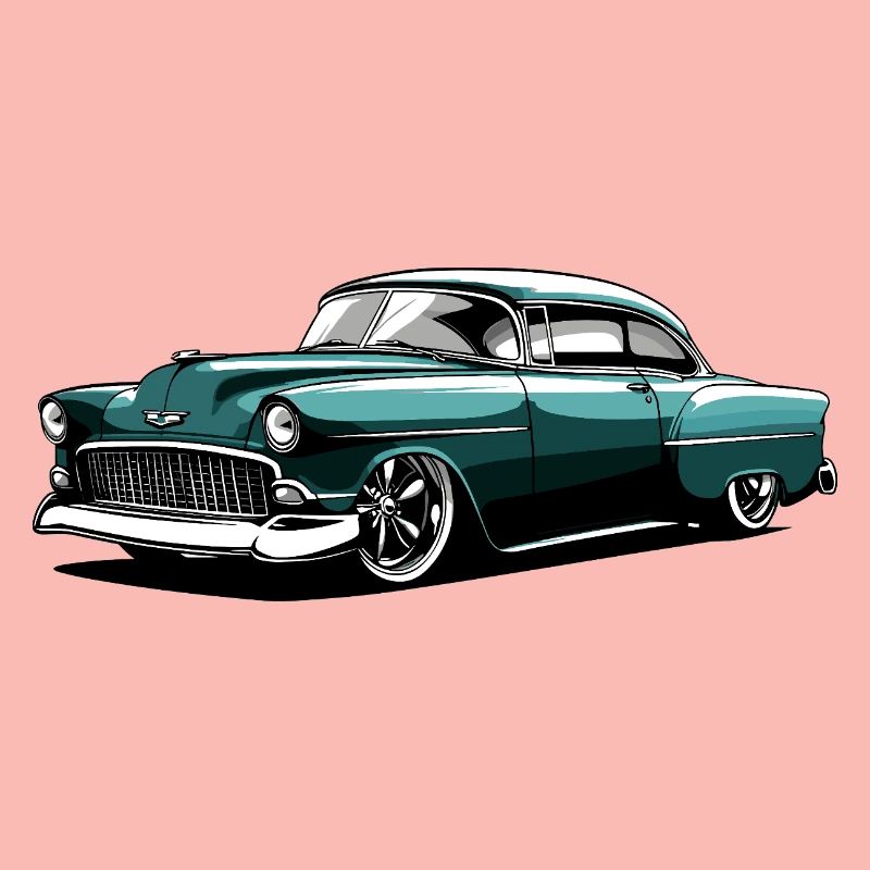 Conception de voitures classiques vintage