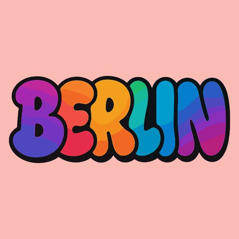 Berlin Graffiti Coloré
