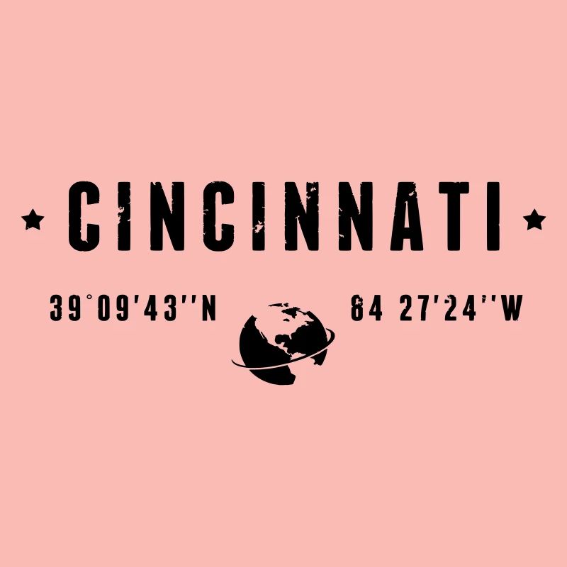 Cincinnati Ohio Coordinates Gps Globe