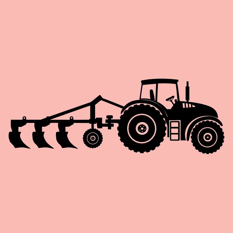 Acker-Traktor-Pflug