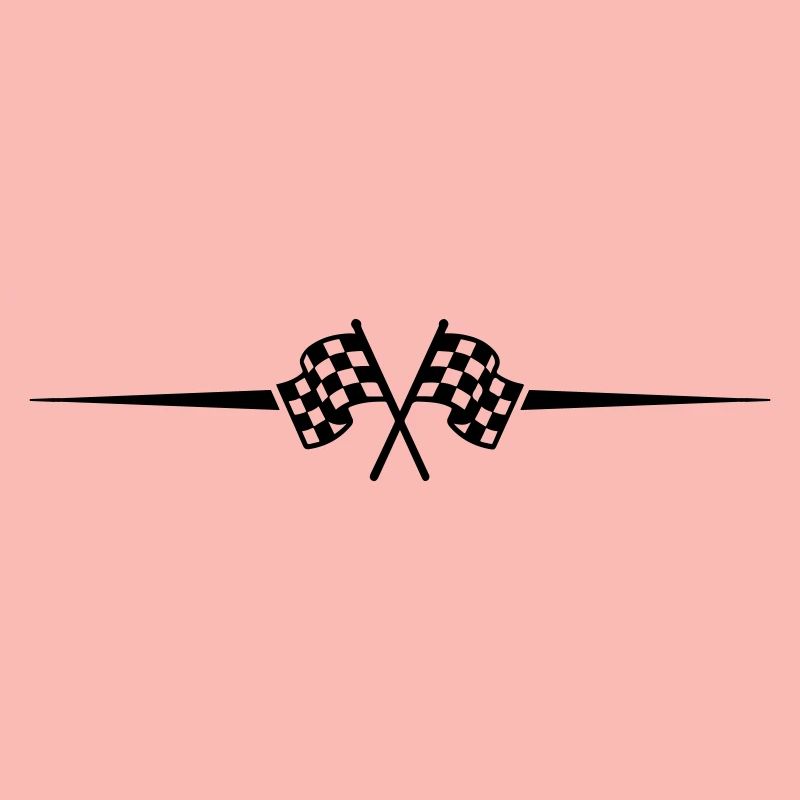 Icône de course de drapeau de course