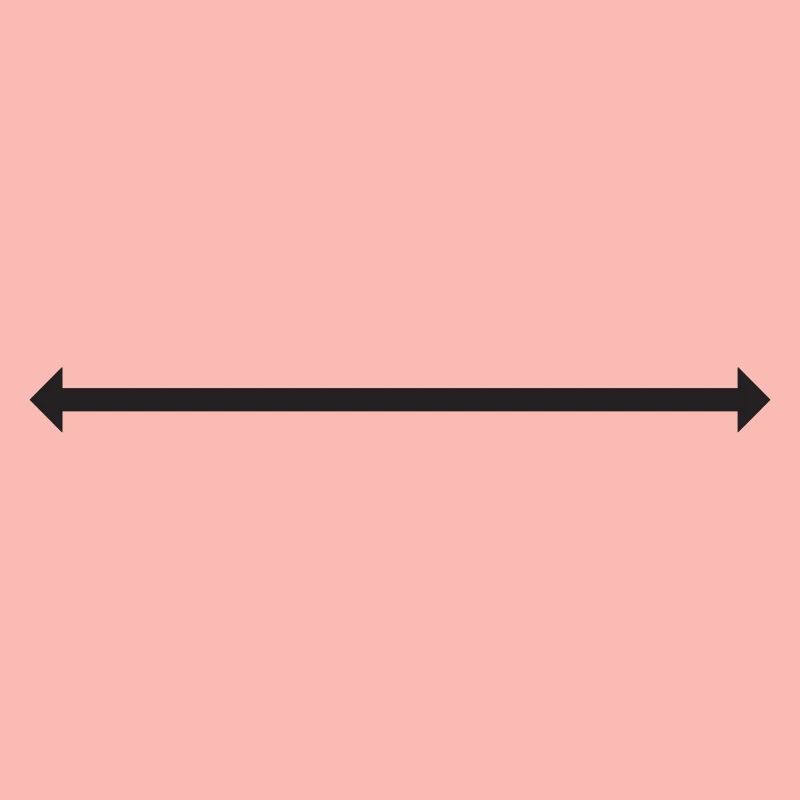 Symbol arrow with two points
