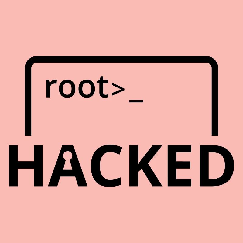 Hacked Hacker programmeur informatique