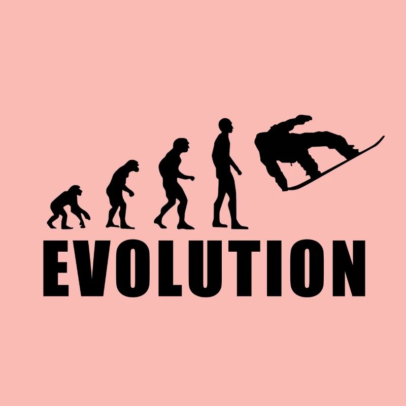 EVOLUTION SNOWBOARD Schnee Winter Geschenk