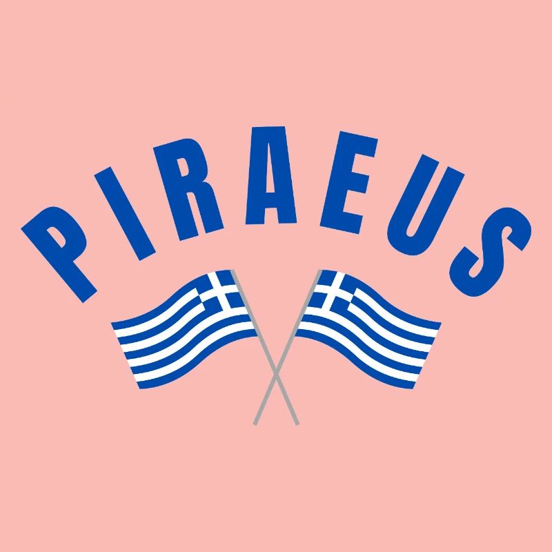 Piraeus Harbour Waves Emblem