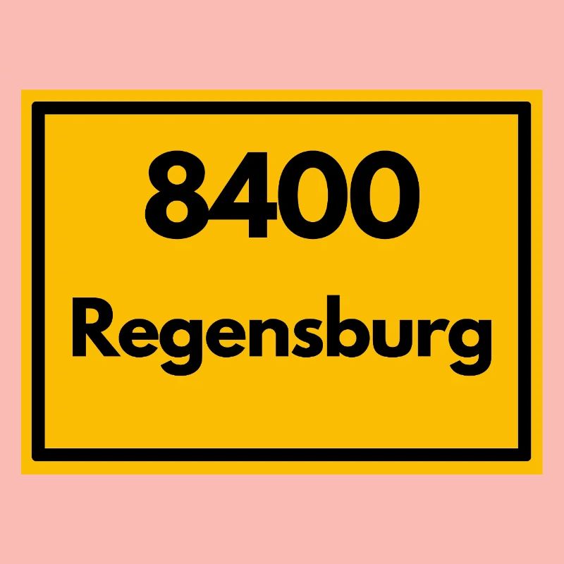 OLD POSTCODE ZIP CODE RETRO 8400 REGENSBURG