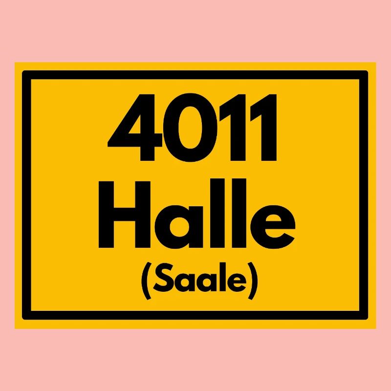OLD POSTCODE POSTCODE RETRO 4011 HALLE (SAAALE)