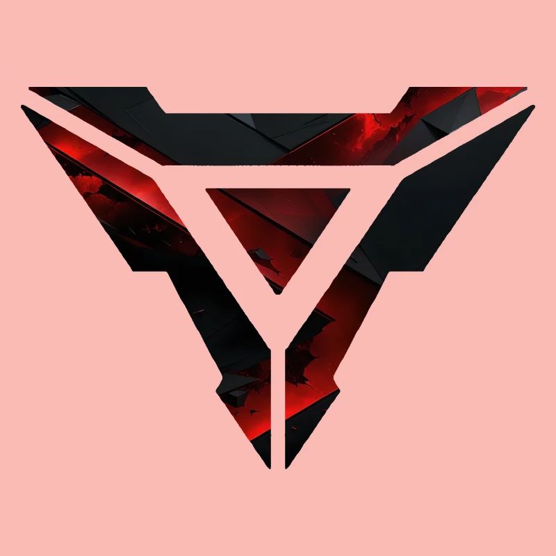 Futuristic Geometric Burst Design