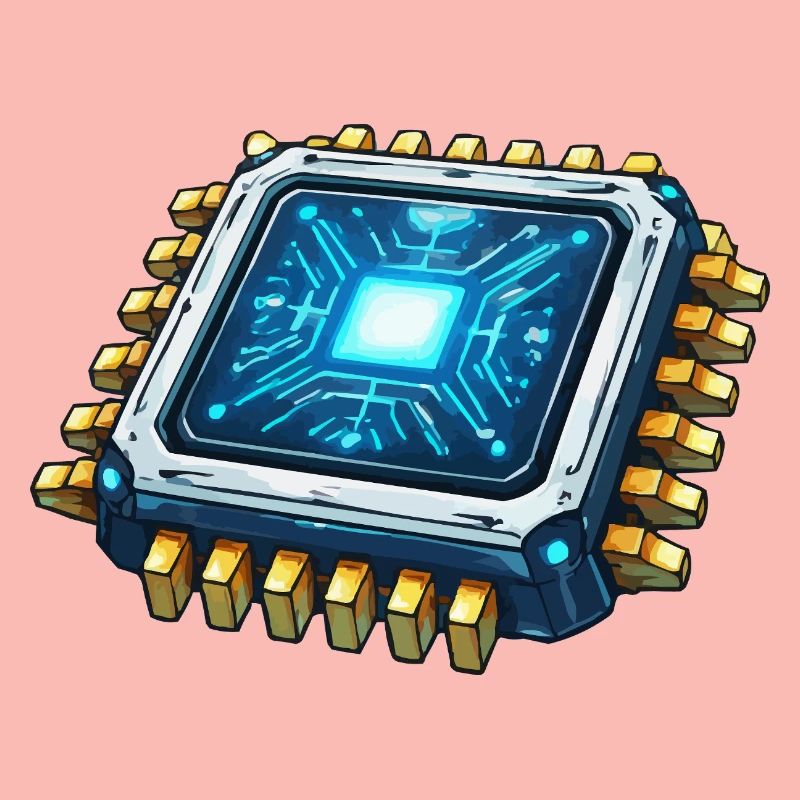 Luminous Microchip Digital Core