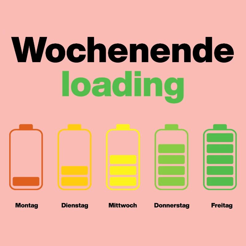 Weekend loading – battery full on Friday, work