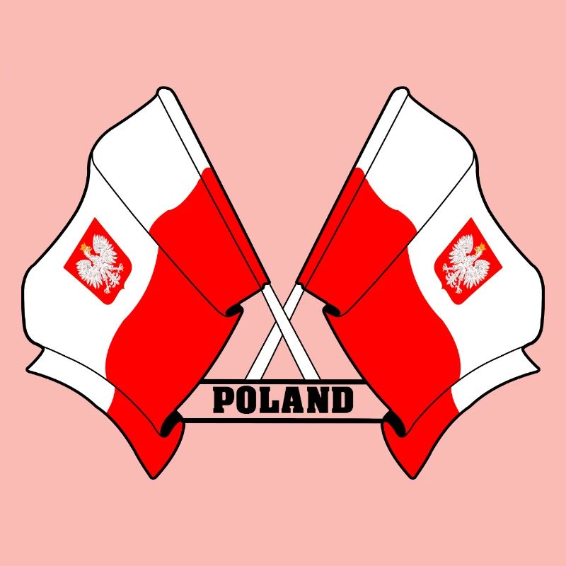 Les drapeaux de la Pologne