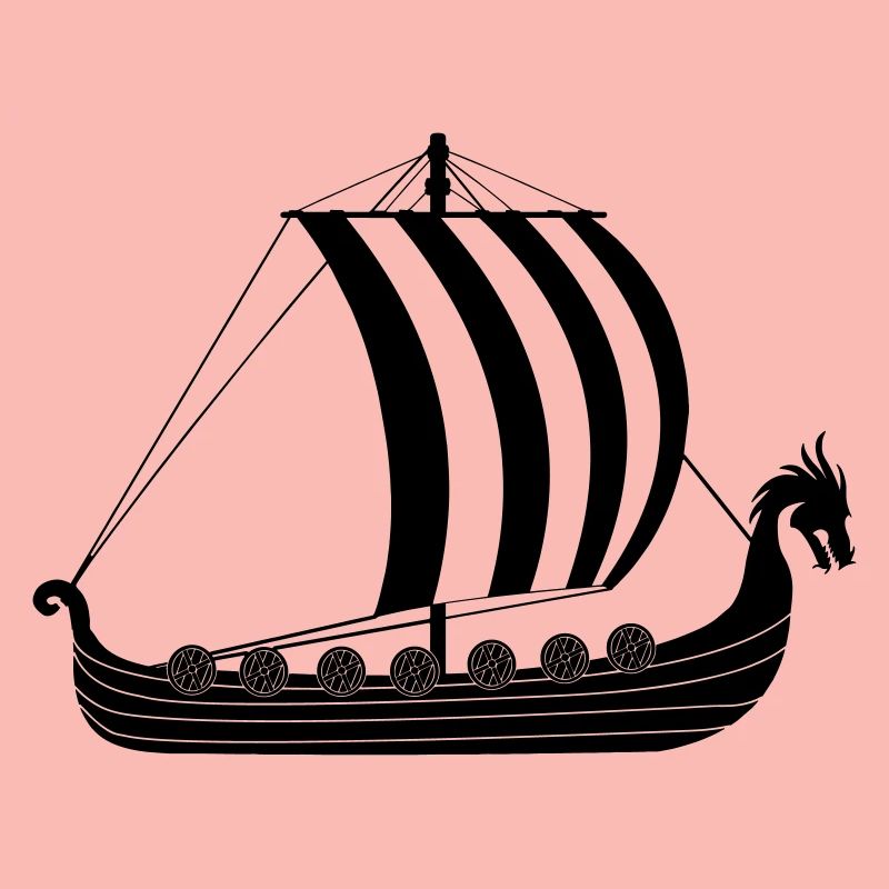 Viking dragon ship