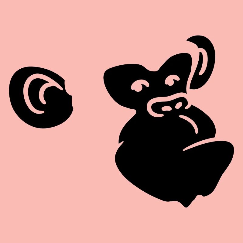 Conception de tête de singe cool