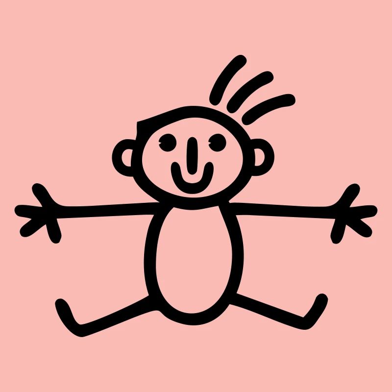 Strichmännchen Junge