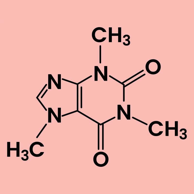 Coffee Chemical Structure Caffeine