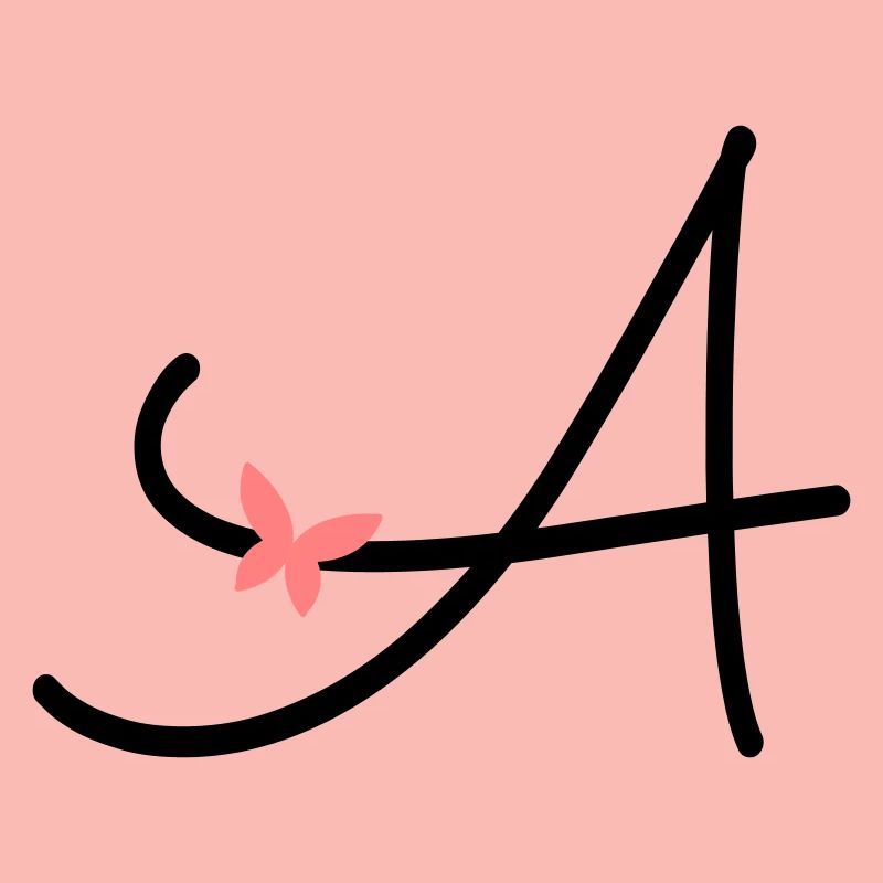 Lettre A Lettre Initiale Papillon