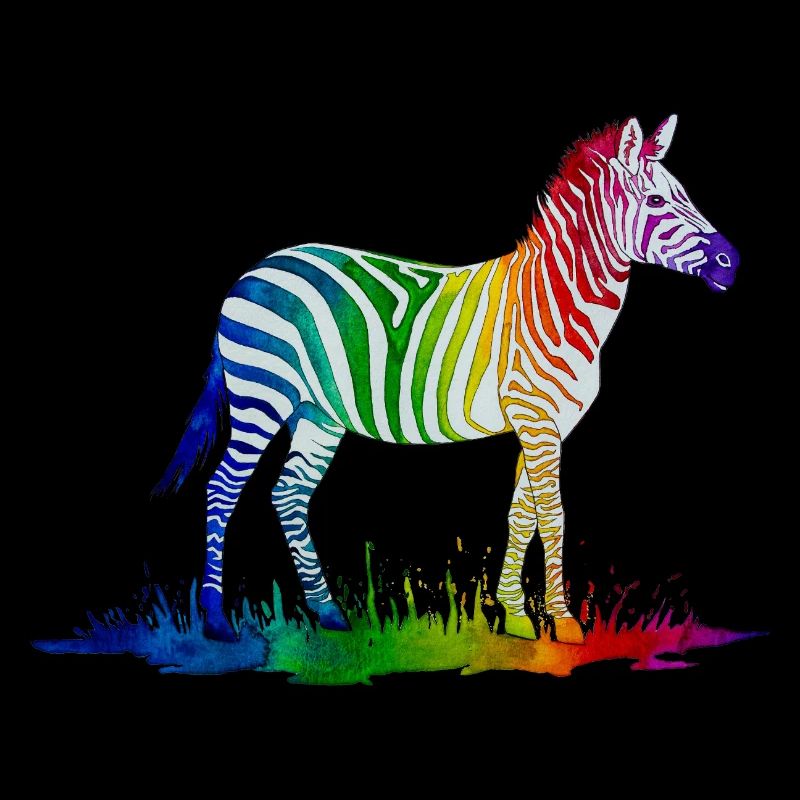 Regenbogen Zebra